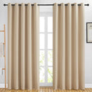 NICETOWN Blackout Draperies Curtains Panels - Window Treatment Thermal Insulated Solid Grommet Blackout Curtains/Panels/Drapes for Bedroom (Biscotti Beige, Set of 2, 66 by 84 Inch) by TinyTreasures Baby Boutique