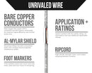 Voltive 22/2 Shielded Riser - CL3R Rated - Bare Copper - 500 Foot Box - White by GreenHaven Gardens