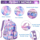 Backpack for Girls 3pcs Set Kids Backpack with Lunch Box Students Kawaii Book Bag for Elementary Primary Middle School Bags - Ita Backpack - Galaxy by TinyTreasures Baby Boutique
