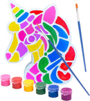TOYLI Unicorn Painting Kit for Kids, Art Set, DIY Project, Stepping Stone Kit, Includes 2 Brushes and 6 Paints, Mess-Free Arts and Crafts by TinyTreasures Baby Boutique