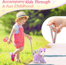 Plush Toys Cat for Kids with Leash, Interactive Electronic Kitty That Walking,Meowing,and Tail Wagging, Pretend Play Realistic Cat Christmas Birthday Gifts for Boys and Girls by TinyTreasures Baby Boutique