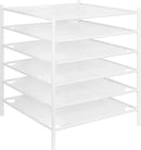 STORAGE MANIAC Sweater Drying Rack, Mesh Clothes Drying Rack, Stackable Laundry Drying Rack, Lay Flat Dryer for Delicates, Portable Dry Rack for Indoor or Outdoor, White, 6-Pack by TinyTreasures Baby Boutique