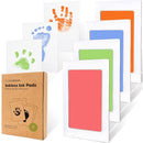 4-Pack Inkless Baby Hand and Footprint Kit - Mess Free Ink Pad for Newborn Keepsake, Dog Nose & Paw Print Kit, Clean Touch Ink Pad for Baby Hand & Footprints, Ideal New Mom Gifts (Candy) by TinyTreasures Baby Boutique