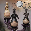 Braxio Halloween Home Decor Potion Bottles - Resin Black Bad Dragon Halloween Potion Bottles Gothic Decor Decorative Bottles Room Decor Aesthetic for Day of The Dead 4.25 * 4.25 * 9.5 Inch by CozyNest Decor