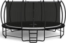 BCAN 8FT 10FT 12FT 14FT 15FT 16FT Recreational Trampoline with Enclosure for Kids Adults, ASTM Approved, Outdoor Trampolines with Ladder for Kids by TinyTreasures Baby Boutique