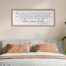 Love is Patient Love is Kind Wall Art 24×10 Inch Bible Verse 1 Corinthians 13 Christian Hanging Wood Framed Decor Sign (Wood) by CozyNest Decor