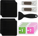 Trampoline Patch Repair Kit 4"X 4" Square On Patches | Repair Trampoline Mat Tear or Hole in a Trampoline Mat by TinyTreasures Baby Boutique