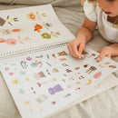 Together with You Sticker + Coloring Book (500+ Valentine's Stickers for Kids & 12 Coloring Pages) Side by Side Activity Book, Fun Road Trip Activity, Cute Craft for Boys & Girls Ages 2-4 4-8, 8-10 by TinyTreasures Baby Boutique