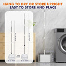 KZKR Spin Mop and Bucket Set with Self Separation Dirty and Clean Water System, Self Wringing 360° Rotating Square Mop Head for Home Floors Cleaning (2.0 Mop and Bucket Set (6 Pads) Ship by Amazon) by CozyNest Decor