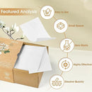 Poesie Laundry Detergent Sheets Magnolia Scent 3 Pack 480 Strips Liquid Less Effective Cleaning Zero Waste for All Washing Machine Traveling Dorm Life Save Space by CozyNest Decor