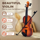 16 Inch Violin Toy for Kids, 4 Strings Violin Toys Musical Instruments for Children,Multifunctional Portable Electronic Instrument by TinyTreasures Baby Boutique