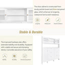 Ball & Cast Tipping Bucket 3-Tier Shoe Cabinet with 6 Flip Drawers and Storage Shelf,Entryway Hall Tree with Tempered Glass Doors and 4 Hooks,for Hallway,Mudroom,Living Room,White by CozyNest Decor