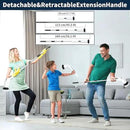 Electric Spin Scrubber - Cordless Cleaning Brush with Digital Display, 2 Speeds, 8 Brush Heads, IPX7 Waterproof, Adjustable Long Handle for Bathroom, Tub, Tile, Shower, and Car by CozyNest Decor