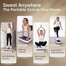 YAMO Vibration Plate Exercise Machine, Vibrating Plate for Lymphatic Drainage & Weight Loss, 350lbs Capacity Whole Body Shaking Workout Fitness Platform by CozyNest Decor