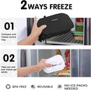 Small Cooler Bag Freezable Lunch Bag for Work School Travel,Leak-proof Small Lunch Bag,Small Insulated Bag For Kids/Adults,Freezer Lunch Bags,Freezable Snack Bag,Mini Lunch Bag Fit For Yogurt by TinyTreasures Baby Boutique