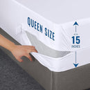 Utopia Bedding Zippered Mattress Encasement Queen Size (Pack of 10), 100% Waterproof, Dust Mite and Bed Bug Proof Mattress Protector, Absorbent 6-Sided Mattress Cover by TinyTreasures Baby Boutique