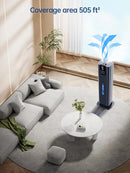 8L Smart Humidifiers for Bedroom Large Room, 2.1Gal Cool Mist Top Fill Diffuser Ambient Light, App & Remote Control, 3 Mist Modes, Quiet Humidifier for Home Office Plant (Blue) by TinyTreasures Baby Boutique
