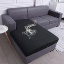 hyha Waterproof Couch Cushion Covers, Sectional Sofa Slipcovers Washable, L Shape Chaise Dog Couch Covers for Sectional Sofa, Universal Furniture Protector (1 Piece for Chaise XL, Black) by CozyNest Decor