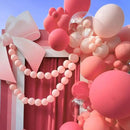 130pcs Retro Hot Pink Balloons Different Sizes 18" 12" 10" 5" Blush Hot Pink Latex Balloon Garland Arch Kit for Birthday Baby Shower Valentine's Day Wedding Gender Reveal Party Decorations by CozyNest Decor
