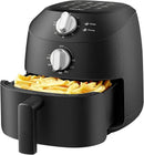 COMFEE' Compact 2.1 Quart Air Fryer with 12 Menu Options, Adjustable Timer & Temperature Control 180-400 degrees F, Dishwasher-Safe Nonstick Fry Basket with Stainless Steel Finish by CozyNest Decor