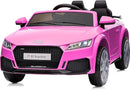 Licensed Audi TTRS Electric Kids Car, 12V Kids Ride-on Toy Car for Toddlers with Remote - Pink by TinyTreasures Baby Boutique
