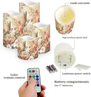 Ystardream Hummingbird Flameless Candle with Remote Control and Timer,Battery Operated Led Candle for Festival Celebration Home Decor,4 Pack Set by GreenHaven Gardens