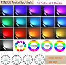 20W Christmas Outdoor Spot Lights with Timer, IP65 Waterproof Metal RGB Landscape Spotights Color Changing Spotlight for Outdoor Yard Garden (4 Lights) by GreenHaven Gardens