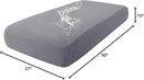 hyha Waterproof Couch Cushion Covers for Pets, Non Slip Sofa Seat Cover for Dogs Washable, Soft Thick Stretch Jacquard Fabric, Sofa Slipcovers with Elastic Bottom (1 Piece for Medium, Middle Grey) by CozyNest Decor
