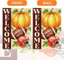 Fall Garden Flag Autumn Pumpkin Garden Flag 12x18 inch Double Sided Welcome Fall Y'all Pumpkin Yard Flags for Outside Front Door Home Porch (Flay 1801) by GreenHaven Gardens