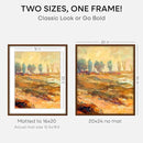 Homeforia 20x24 Picture Frame Brown, High End Dark Oak 20x24 Walnut Wooden Poster Frames with Mat 16x20, 20 x 24 Wood Frame Matted to 16 by 20, 24x20 Hanging Frames, Tempered Glass, Wall Kit, Set of 1 by CozyNest Decor