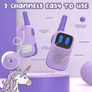 Outdoor Toys for Kids Ages 4-8, Kids Walkie Talkies 2 Pack 1000FT Long Distance with 2 Channels, Handheld Walky Talky for Children Interactive Toys Birthday Gifts for Girls Boys 5-7 Year Old by TinyTreasures Baby Boutique