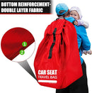 Car Seat Travel Bag for Airplane, Large Car Seat Bags for Air Travel with Comfort Padded Straps, Gate Check Storage Bag/Backpack for Carseat Airport, Carseat Cover Travel - Baby Travel Essential by TinyTreasures Baby Boutique