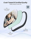 Baby Car Mirror for Backseat - Rear Facing Car Seat Mirror Safety for Infant Newborn - Easily Observe the Baby Move,Clear Wide View,360°Rotation, Secure, Shatterproof - Black by TinyTreasures Baby Boutique