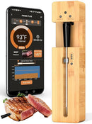 Real-Time Alerts Wireless Meat Thermometer - Smart Bluetooth Meat Probe for Grill, BBQ, Oven, Smoker - Long Range Bluetooth, Accuracy Temp, Dishwasher Clean, Waterproof - Perfect for BBQ Lovers by TinyTreasures Baby Boutique