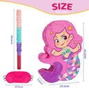 WERNNSAI Mermaid Piñata-Mermaid Party Piñata with Bat and Blindfold for Girls, Kids Birthday Party Games Anniversary Celebration Classroom Activities Mermaid Themed Party Decorations (15.7’’ x 12.2’’) by TinyTreasures Baby Boutique