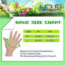 HANDLANDY Leather Gardening Gloves, Thorn Proof Long Gauntlet Heavy Duty Garden Gloves, Elbow Length Rose Pruning Weeding Yard Glove (Large, Green) by GreenHaven Gardens