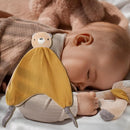 Organic Cotton Stuffed Animal Rattle Baby Toys, Plush Bear Cuddle Cloth and Hand Grip Ring Rattles Plush Toy Set for Newborns Infant Boys Girls, 2 PCS by TinyTreasures Baby Boutique