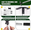 Weed Puller Tool with Long Handle - 58" Manual Weeder Remover Tool, 2 in 1 Hand Weed Rake and Garden Hoe for Gardening, Heavy Duty Uprooting Weeding Pull for Yard, Lawn, Patio and Garden by GreenHaven Gardens