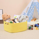 Large Storage Baskets for Shelves, Closet Organizers Bins for Clothes Blanket Towels, Baby Nursery, Toy Baskets Box, Woven Rope Baskets, 17 x 13 x 7.5”, 2 Packs Yellow by TinyTreasures Baby Boutique
