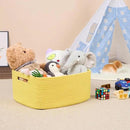Large Storage Baskets for Shelves, Closet Organizers Bins for Clothes Blanket Towels, Baby Nursery, Toy Baskets Box, Woven Rope Baskets, 17 x 13 x 7.5”, 2 Packs Yellow by CozyNest Decor