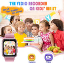 Goodatech 1.69'' Kids Smart Watch for Kids Boys Girls, HD Camera,26 Puzzle Games,Video Music Player,Pedometer,Flashlight,Alarm Clock, Christmas Birthday Gifts for 4-12 Years Children (Pink) by TinyTreasures Baby Boutique