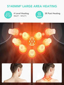 SKG Cordless Neck Massager for Pain Relief Deep Tissue Vibration Foldable Travel Massager,Portable 9D Neck Massager for Office Gifts for Men and Women by CozyNest Decor