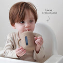SAMiGO Silicone Sippy Cup, Baby Straw Cup for 6 12 18 Months, Sippy Cup with Straw for Toddlers 1-3 Years, Baby Water Cup for Drinking and Training, 6 oz by TinyTreasures Baby Boutique