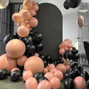 130pcs Peach Balloons Different Sizes 18" 12" 10" 5" Pastel Orange Latex Balloon Garland Arch Kit for Birthday Baby Shower Graduation Wedding Gender Reveal Anniversary Party Decorations by CozyNest Decor