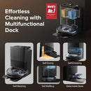 roborock Qrevo S Robot Vacuum and Mop, Self-Drying, Auto Mop Washing, 7000Pa Suction, Self-Emptying & Refilling, 10mm Auto Lifting, 200RPM Spinning Mops, Smart Obstacle Avoidance, Black by CozyNest Decor