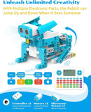 WhalesBot D3 Pro 12-in-1 STEM Wecode Pad Coding Robot Kit for Kids, 388-Piece Educational Building Set with Interactive Storytelling, Ideal Toy Gift for Boys & Girls Ages 6-8 by TinyTreasures Baby Boutique