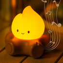 Cozy Campfire Nightlight with Soothing Nature Sounds, White Noise Night Light for Baby Adult, Rechargeable, Cute Flame Lamp, Best Gift for Kids Bedrooms Camping Trips by TinyTreasures Baby Boutique