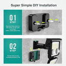 Solar Outdoor Lights - 3000LM 188 LED Motion Sensor Outdoor Lights, 4 Heads Security Light,IP65 Waterproof, Easy Install,270°Wide Angle Flood Wall Light with 3 Modes for Backyard Yard (3 Pack) by GreenHaven Gardens