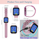 Goodatech Smart Watch for Kids 4-12 Years Boys Girls, 26 Puzzle Games,HD Camera,Video Music Player,Pedometer,Flashlight,Calendar,Alarm Clock,Aluminum Case,Sport Band (Pink) by TinyTreasures Baby Boutique