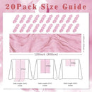 Light Pink Cheesecloth Table Runner 20 Pack 10FT Rustic Gauze Fabric Cheese Cloth Table Runner for Wedding 20 x 120 Inch Long Bridal Baby Shower Table Decorations Boho Sheer Birthday Party Table Decor by CozyNest Decor
